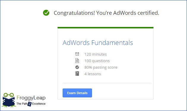 Adwords Search Advertising Exam Training